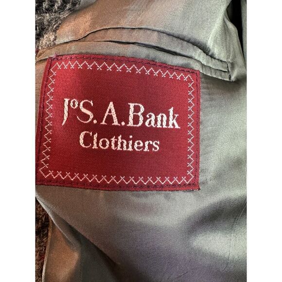 JOS. A. BANK CLOTHIERS vintage Scottish Shetland 100 wool mens jacket blazer - Picture 11 of 15